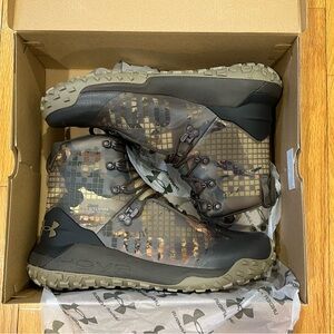 Under Armour HOVR Dawn WP 2.0 Boots -Forest AS Camo-Maverick Brown